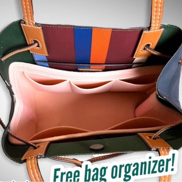 Tory Burch Kerrington Striped Drawstring Tote
Bucket Blue - Picture 6 of 12